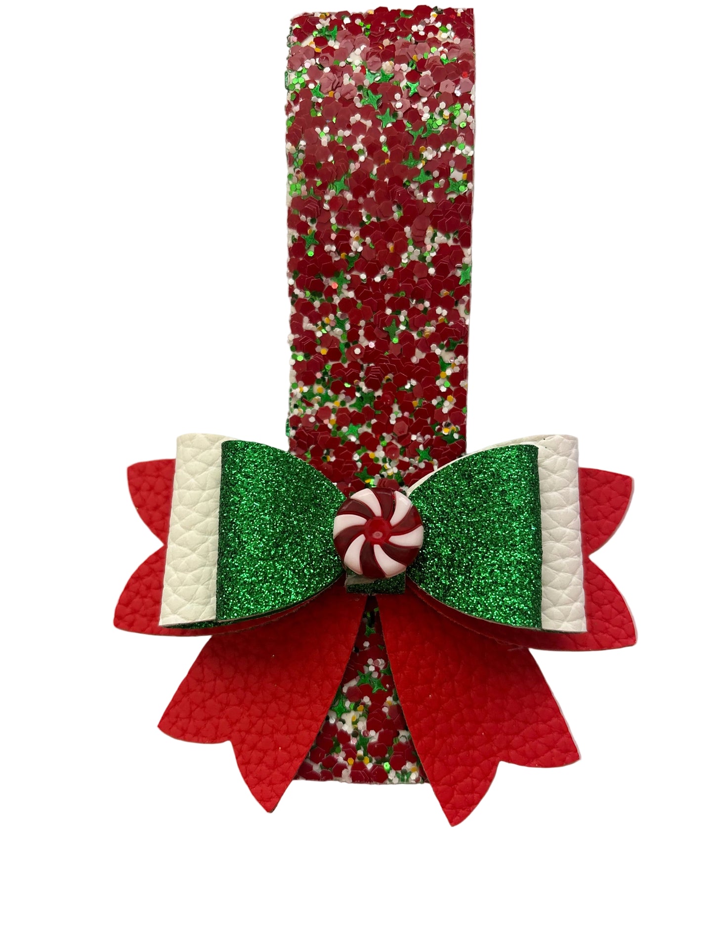 Sweet Christmas Bow Safety Keychain