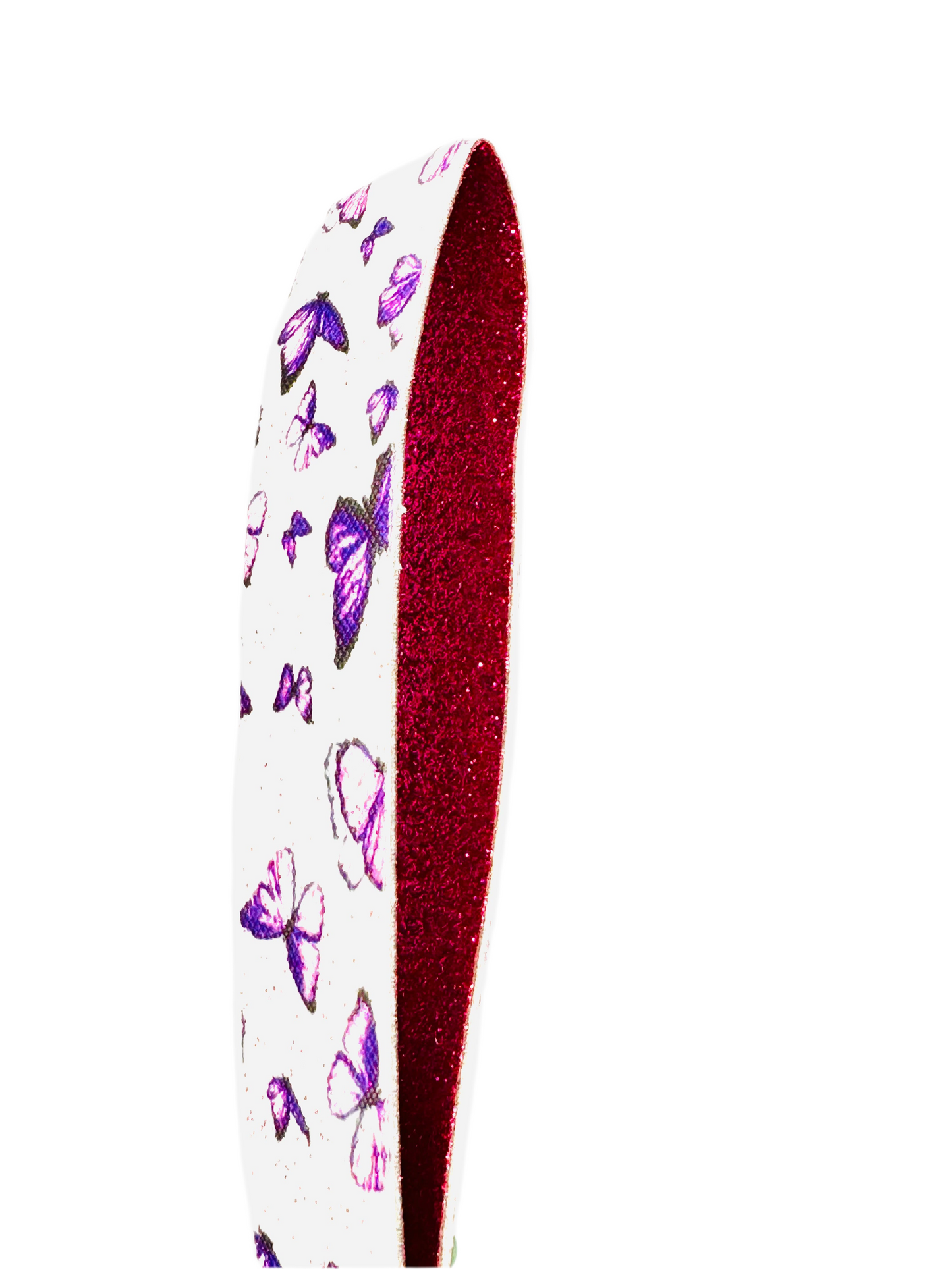 Lilac Butterfly Wings Safety Keychain