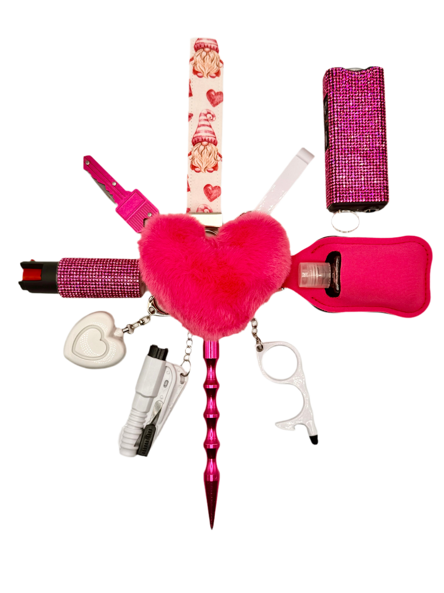 Heart of Gnomes Safety Keychain
