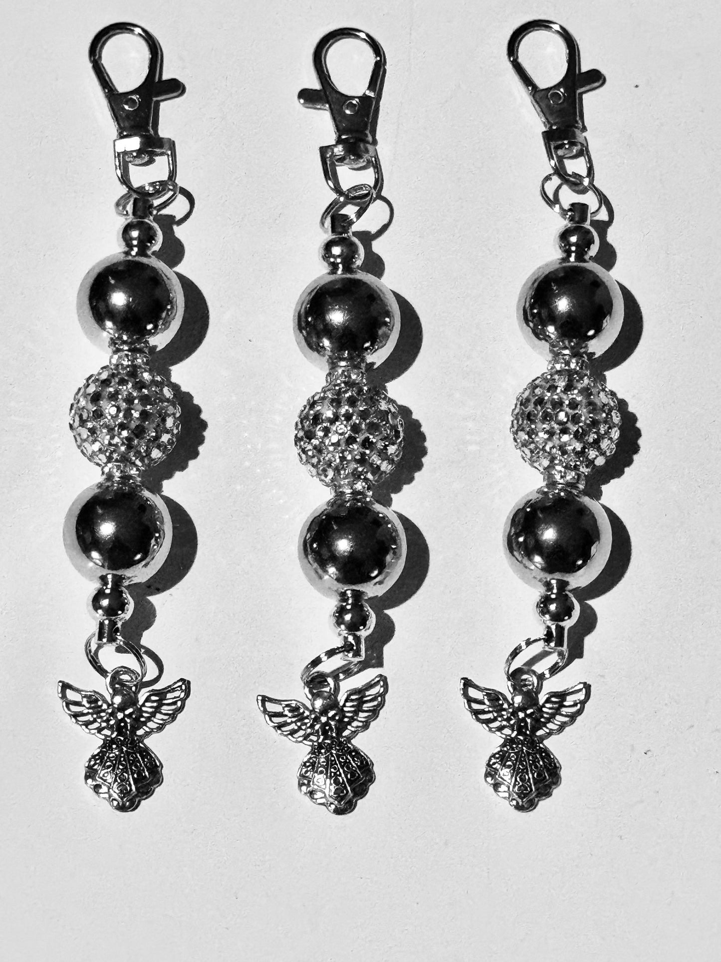 Twinkle Safety Keychain With Bubblegum Beaded Charm (Universe Collection)