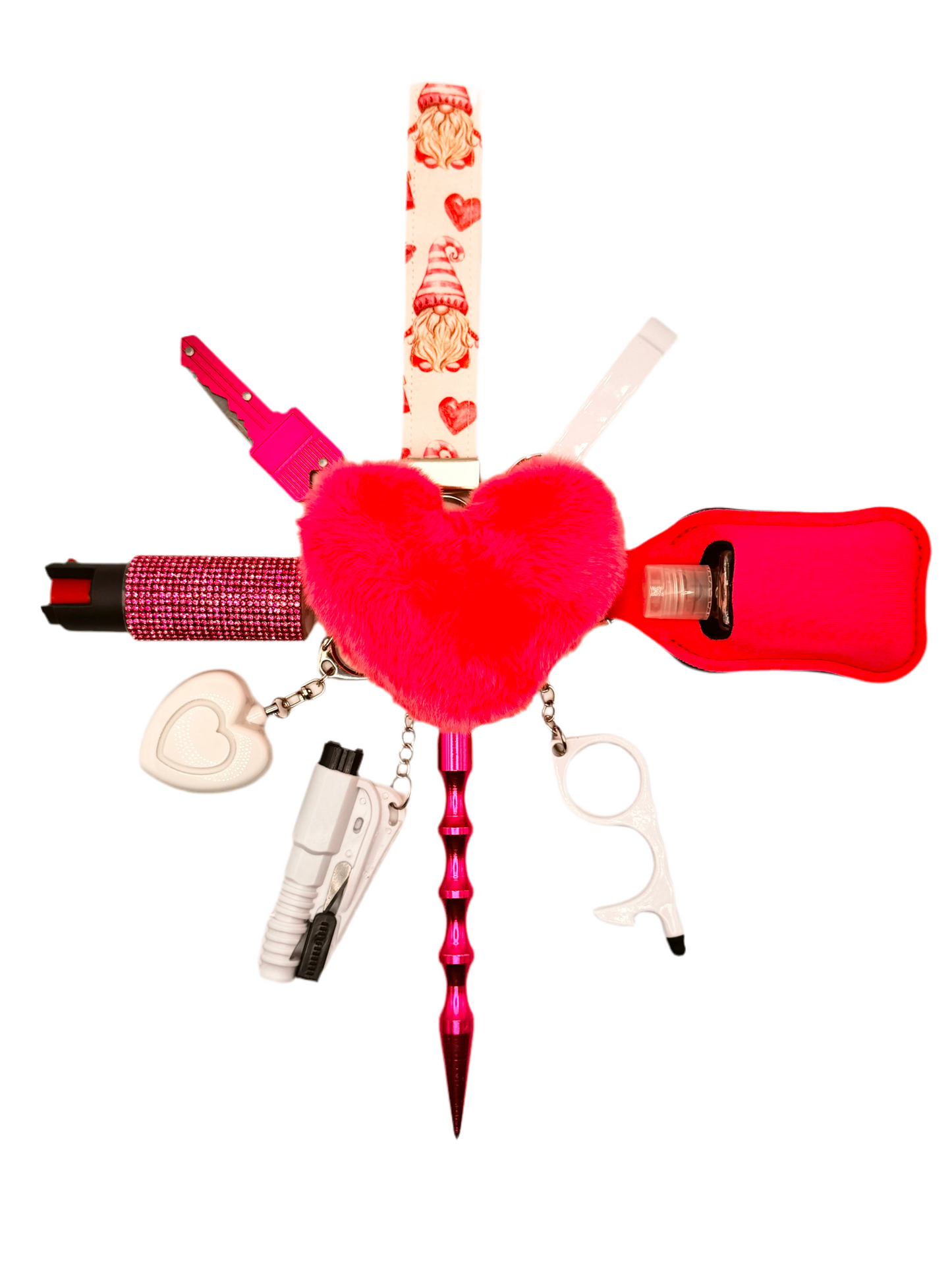 Heart of Gnomes Safety Keychain