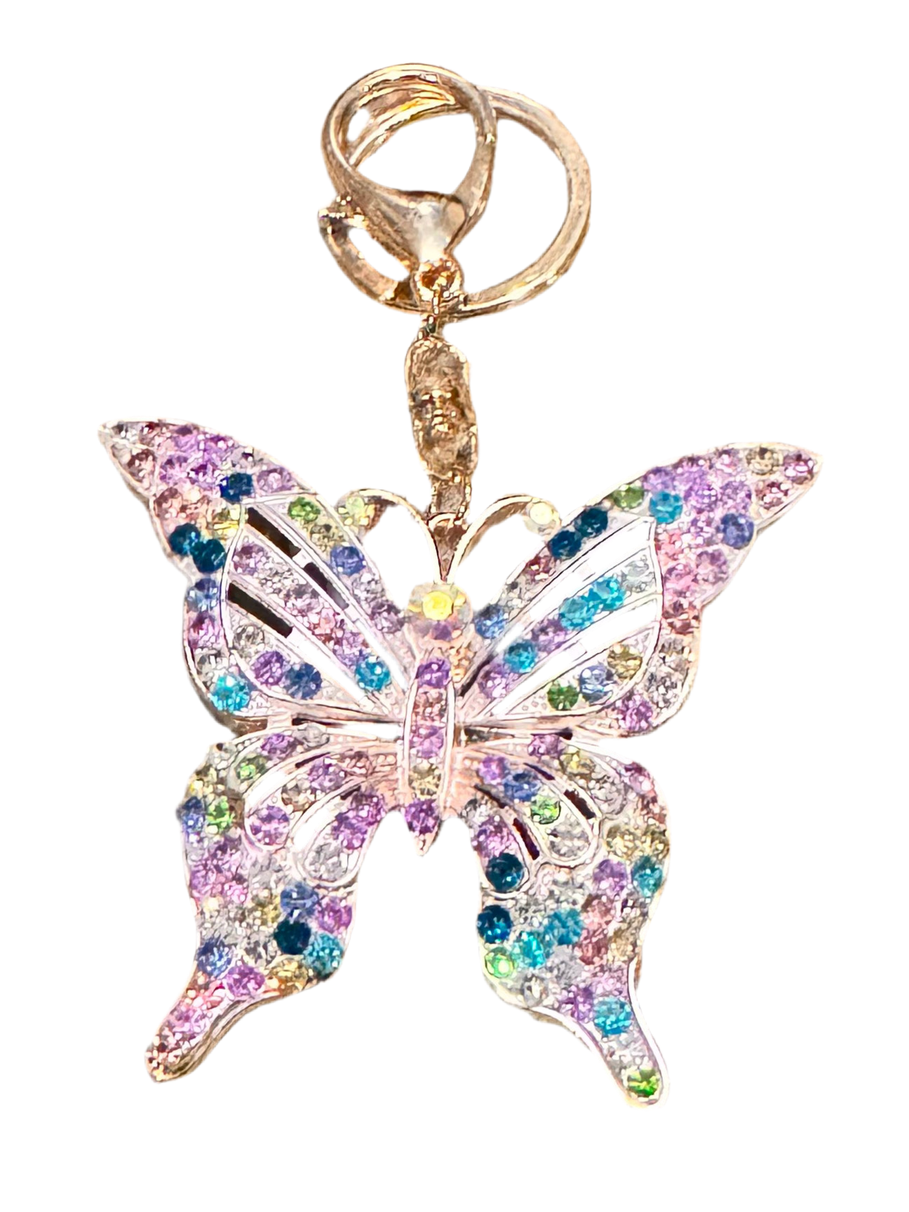 Wholesale Bling Butterfly Charms
