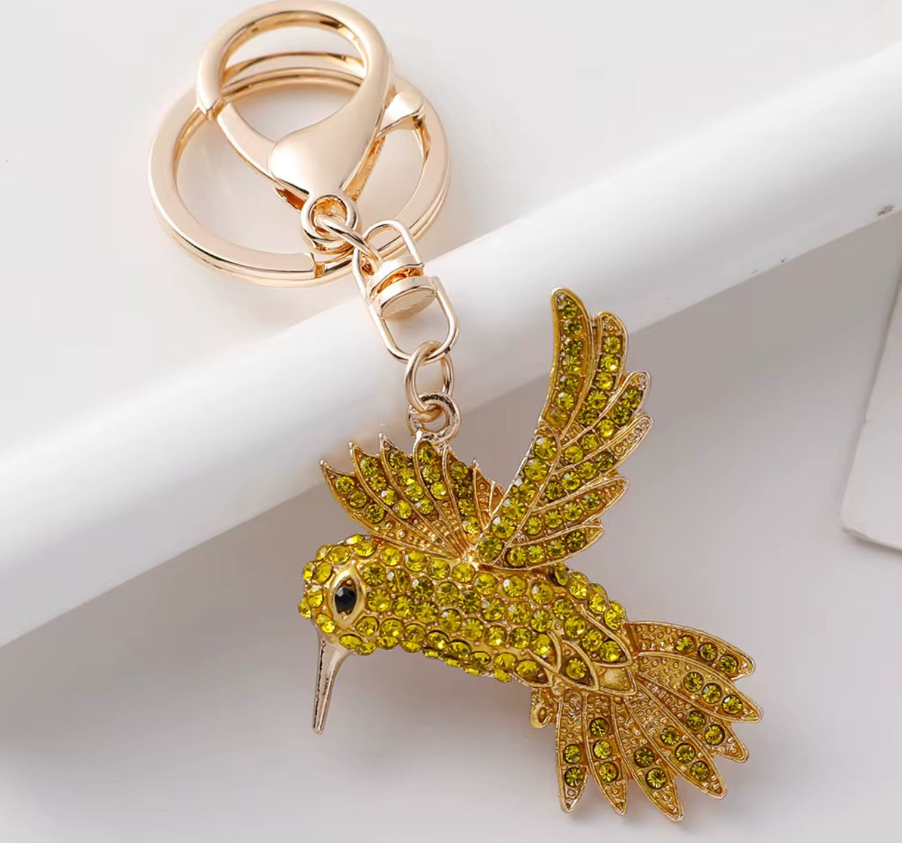 Wholesale 3D Bling Hummingbird Charms
