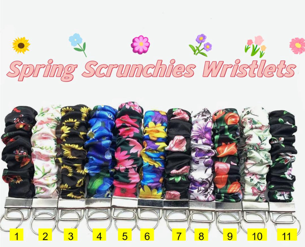Wholesale Wristlet Keychain (Scrunchies)