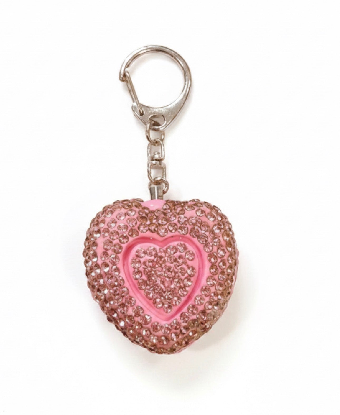 WHOLESALE BLING ALARM/FLASHLIGHT (Bling Heart )