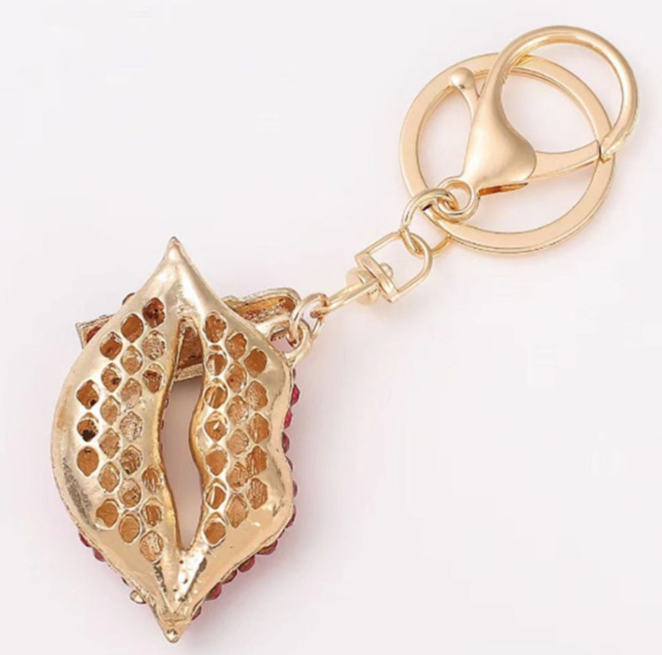 Wholesale 3D Bling Lips Lipstick Keychain Charms