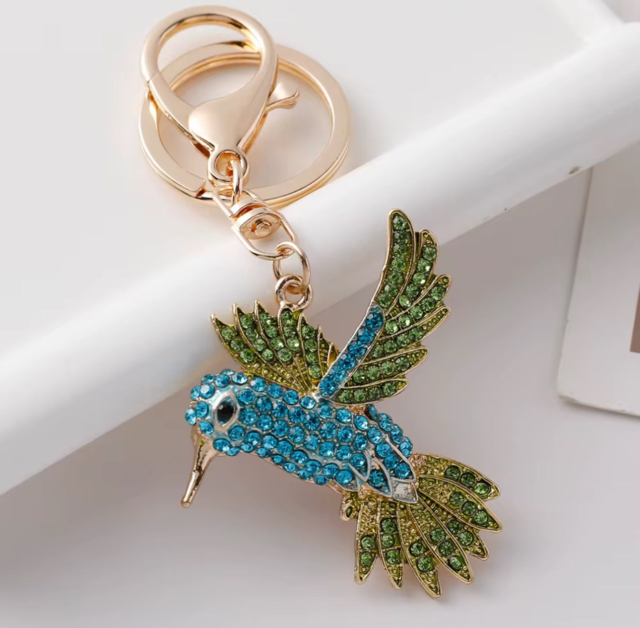 Wholesale 3D Bling Hummingbird Charms