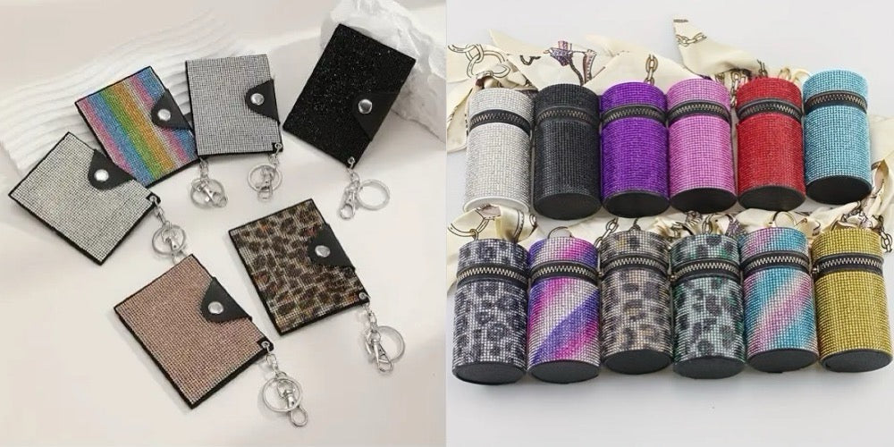 Bling Wallets/Bling Lipstick Case