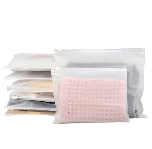 Wholesale Frosted Zipper Bags