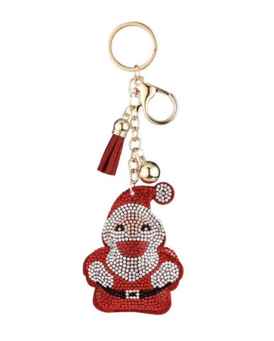 Santa Keychain Charms