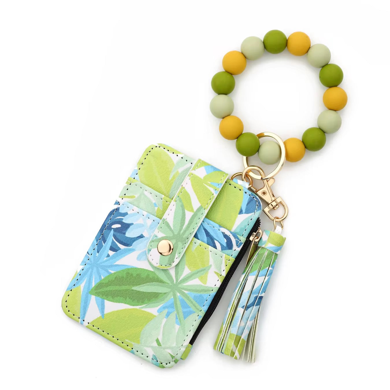Tropical Green/Baby Blue Wallet Set