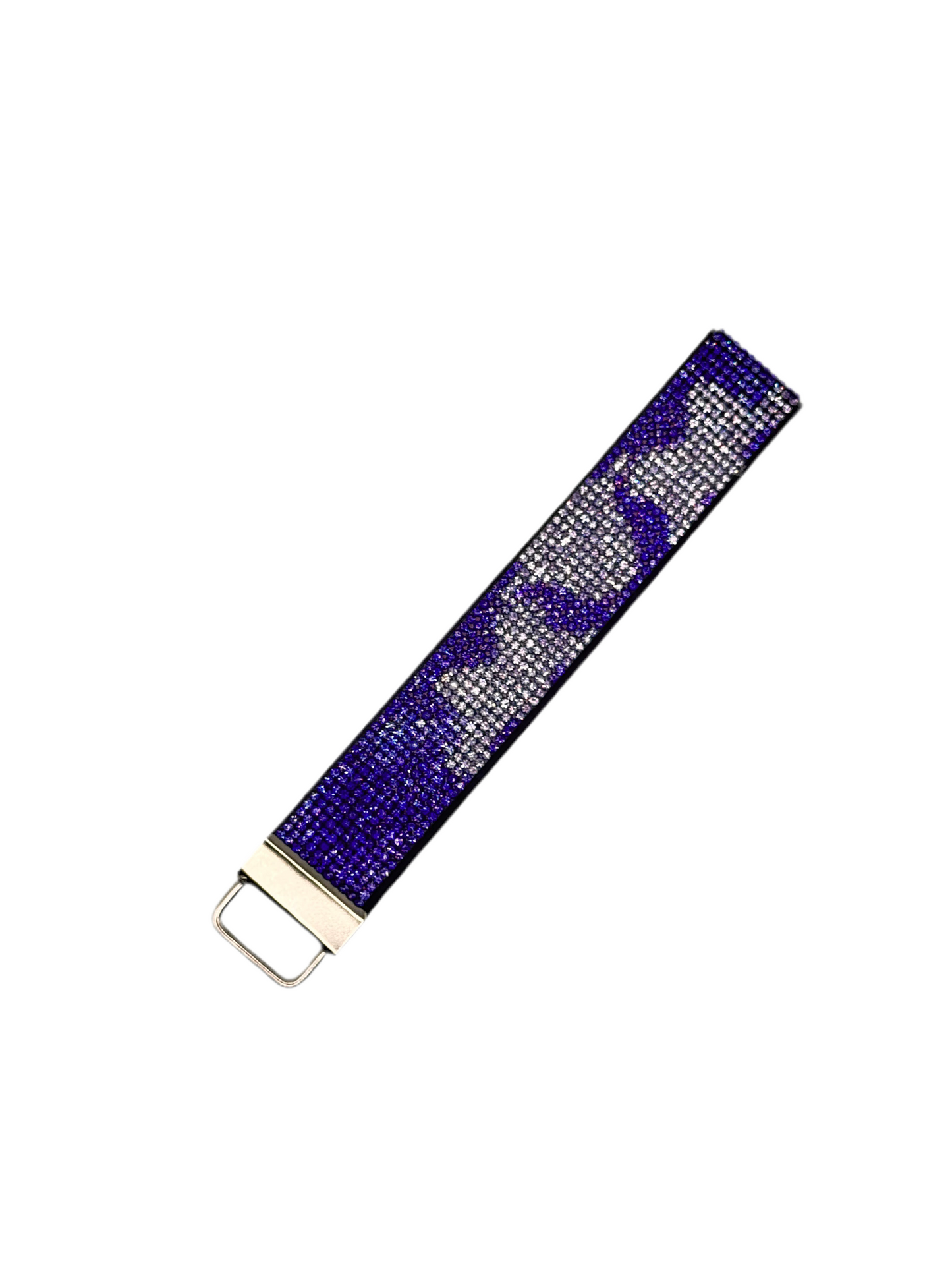 Purple Storm Bling Safety Keychain