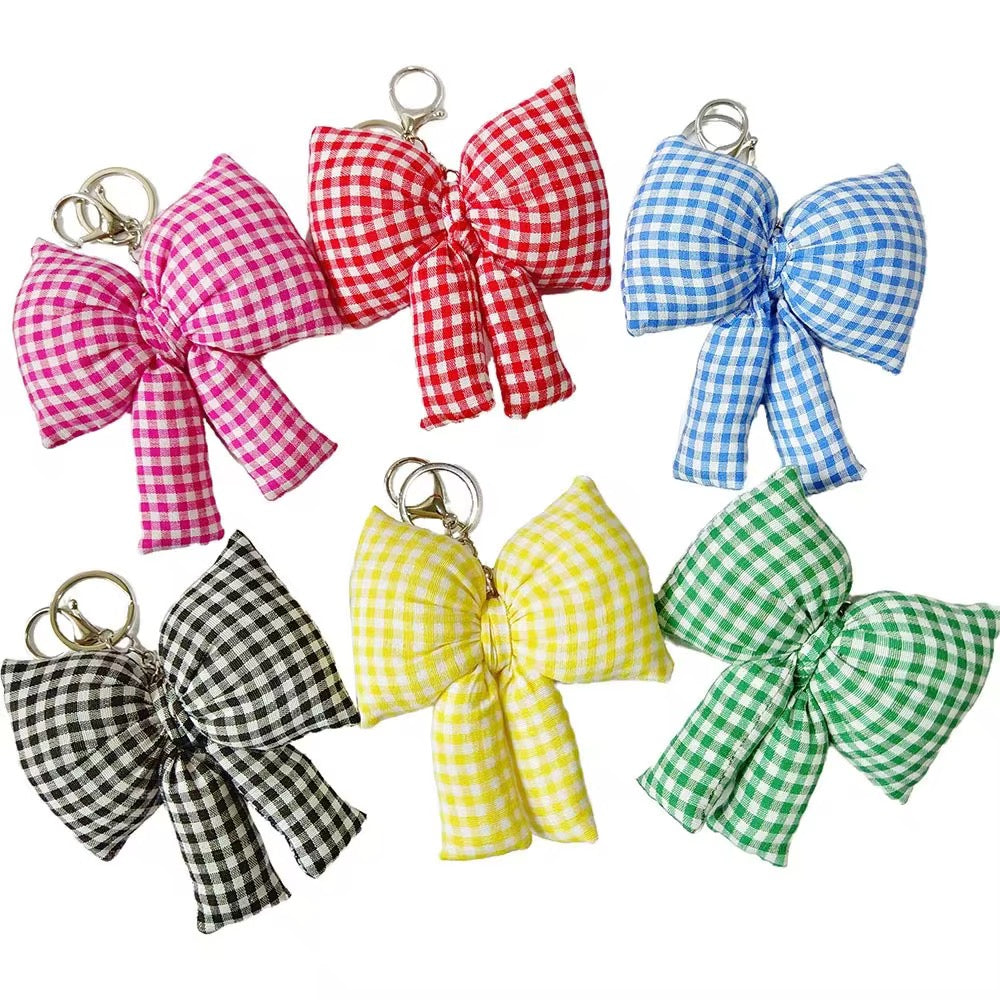 Wholesale Puff Bows Keychain Charms