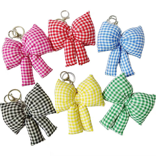 Wholesale Puff Bows Keychain Charms