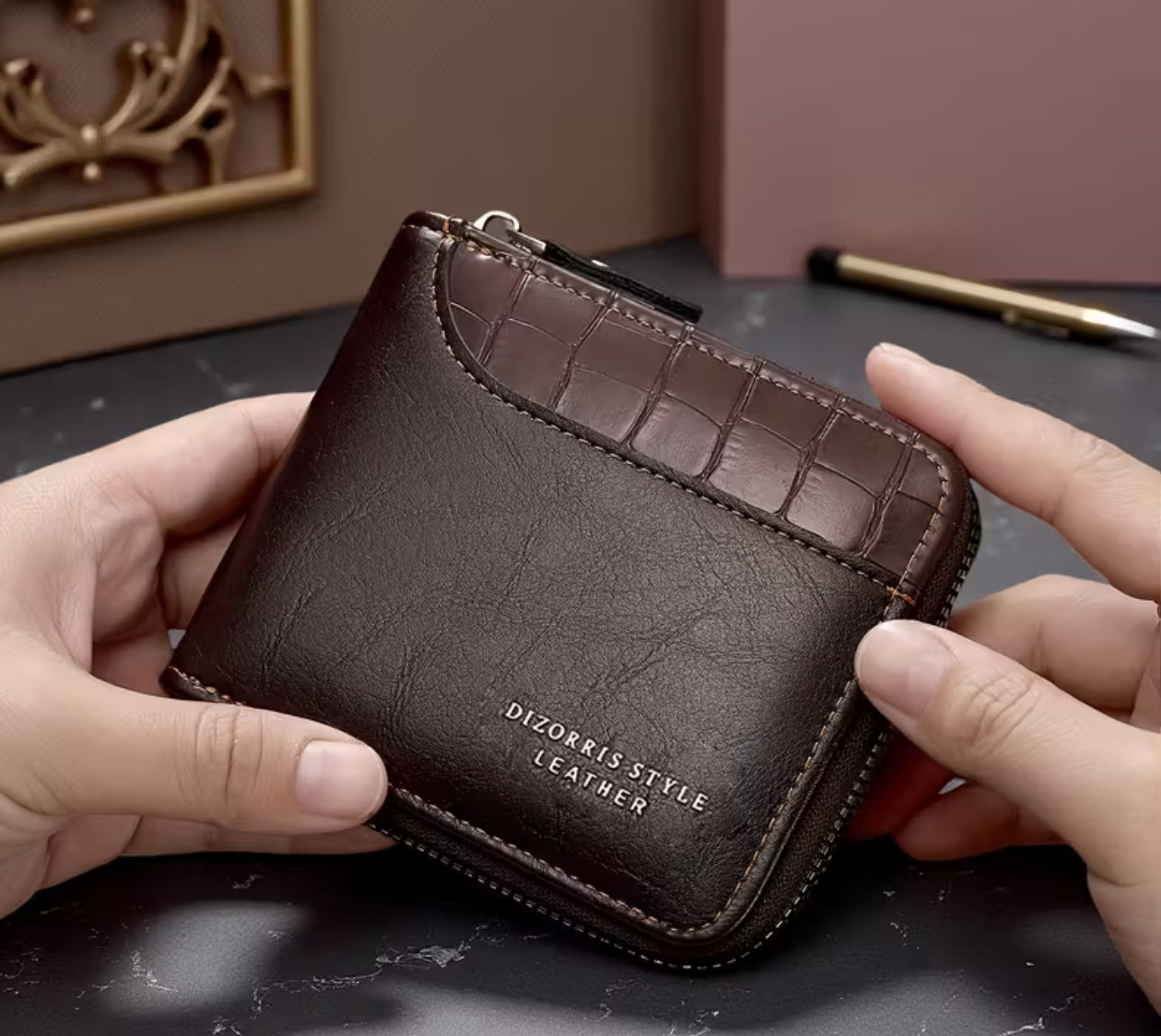 Men Coffee Wallet