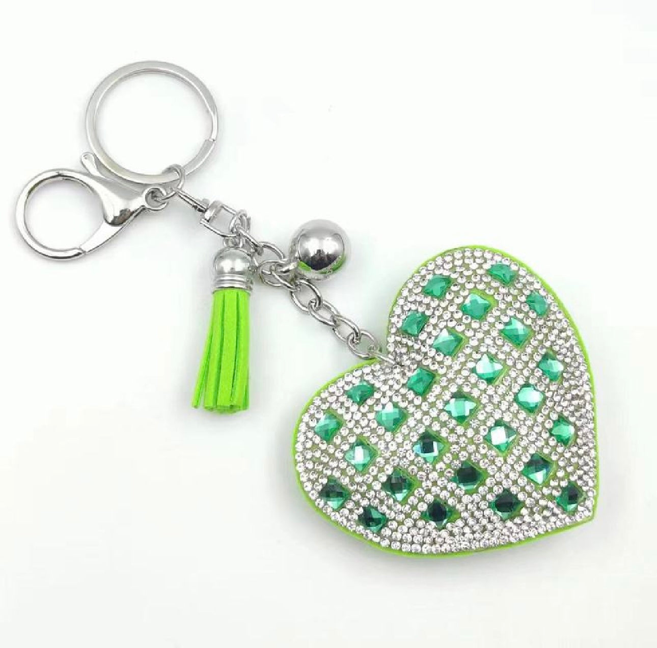 Wholesale 3D Bling Plush (Cross Your Heart) Keychain Charms