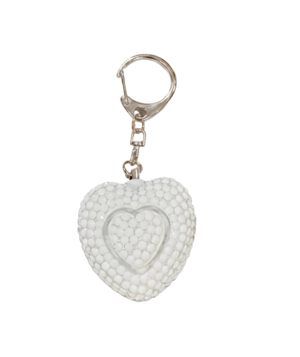 WHOLESALE BLING ALARM/FLASHLIGHT (Bling Heart )