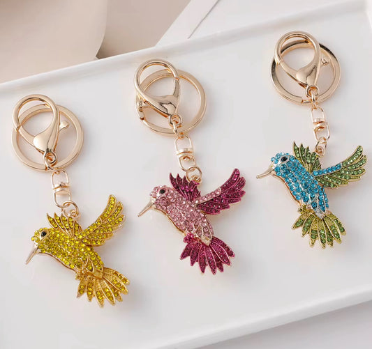 Wholesale 3D Bling Hummingbird Charms