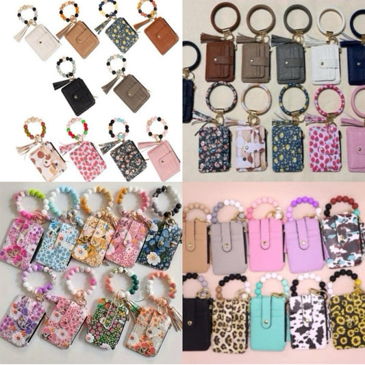 $13-$15 Zipper Beaded/Bangle Wallets Only