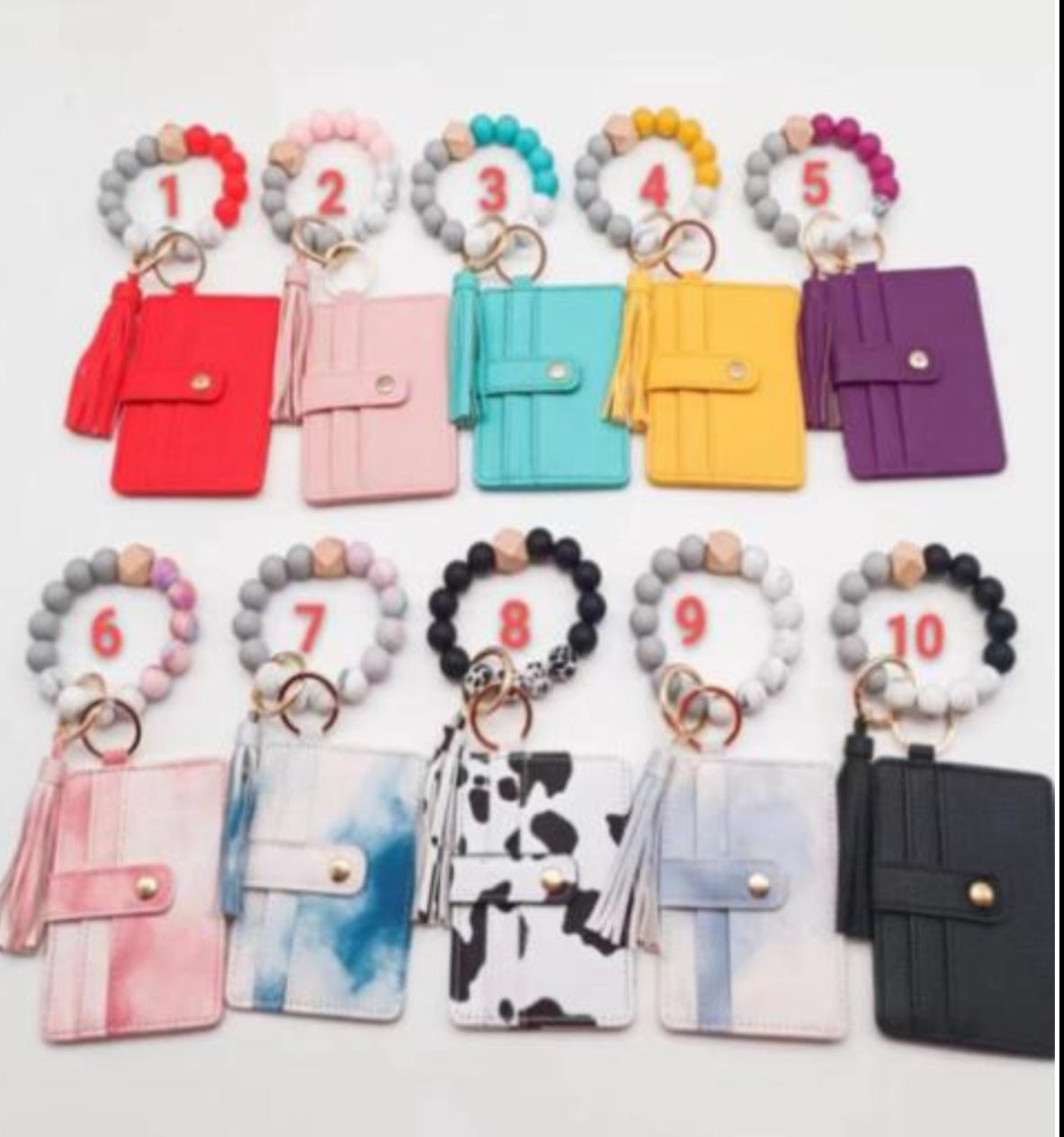 $13-$15 Zipper Beaded/Bangle Wallets Only