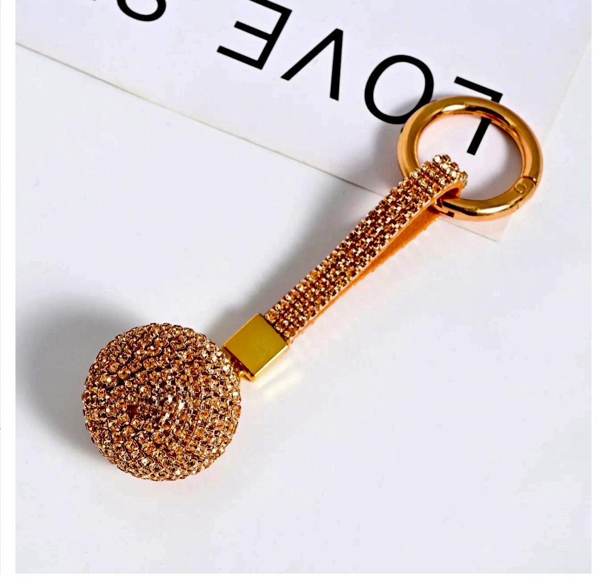 Wholesale 3D Disco Ball Keychain Charms