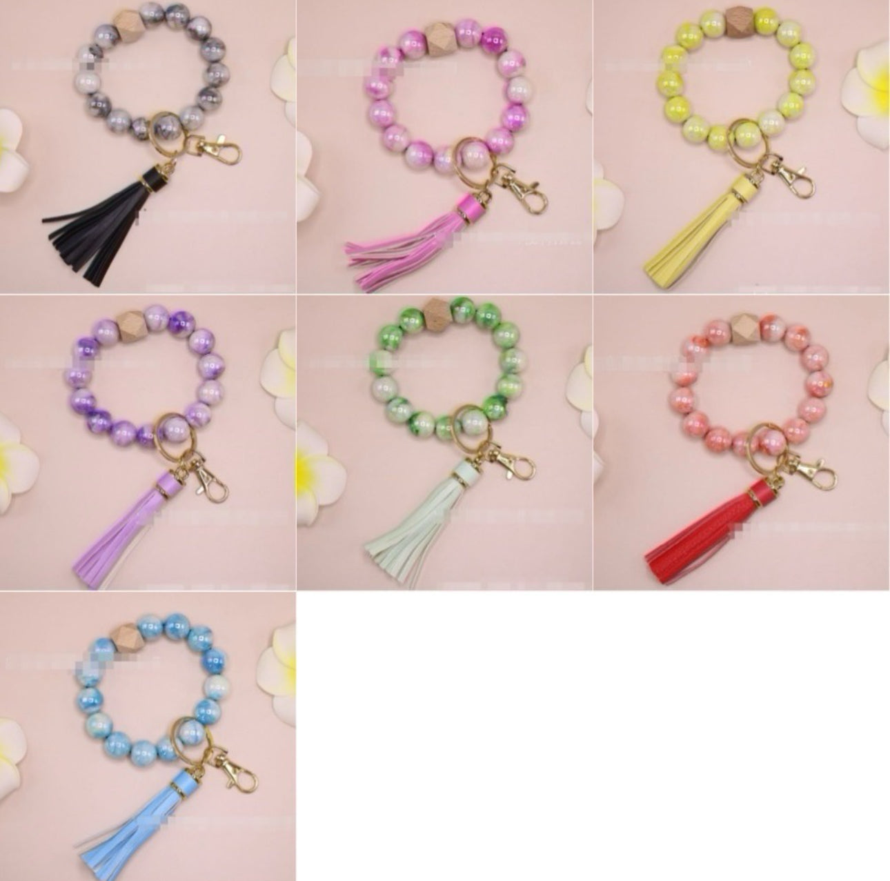 Wholesale Wristlet Keychains (Beaded)