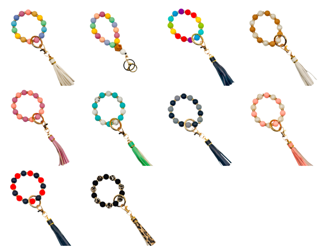 Wholesale Wristlet Keychains (Beaded)