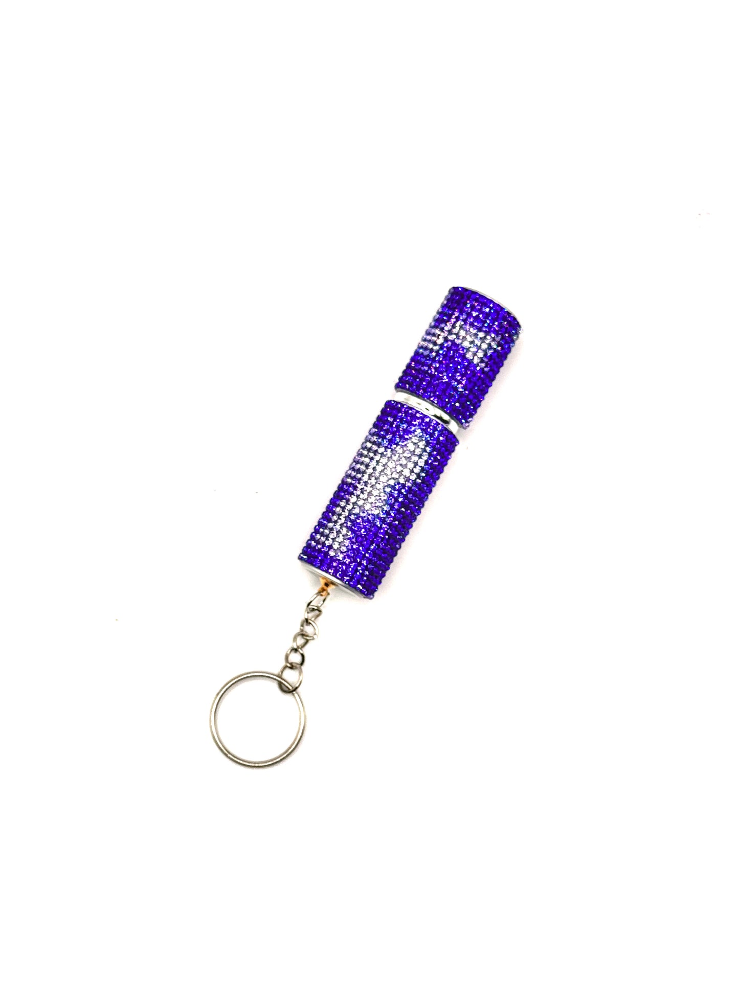Purple Storm Bling Safety Keychain