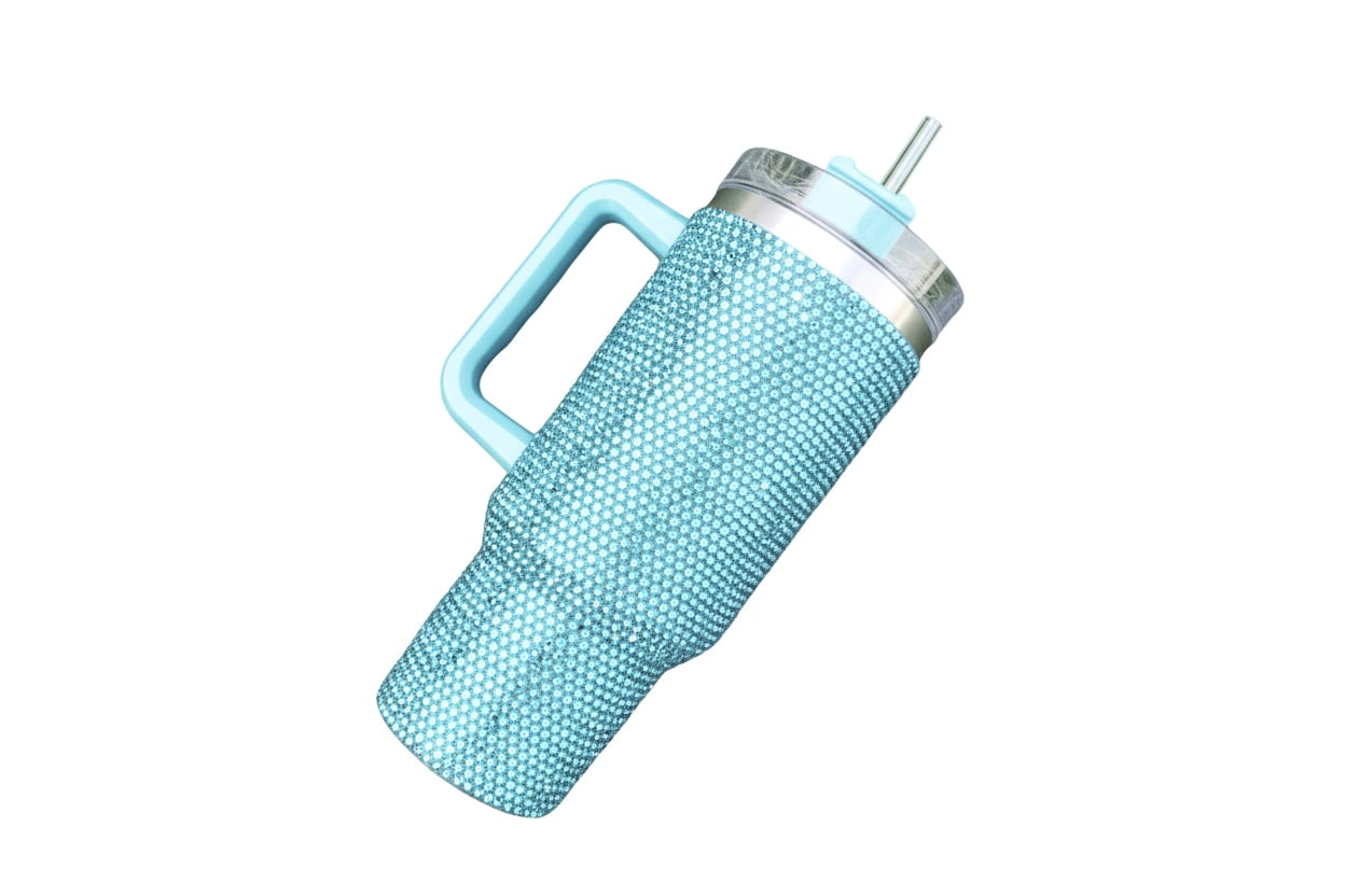20 0z & 40 oz Bling Tumblers With Straw
