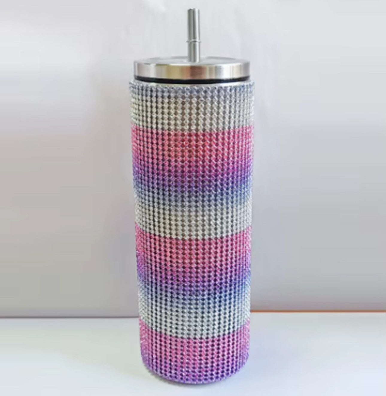 20 0z Bling Tumblers With Straw