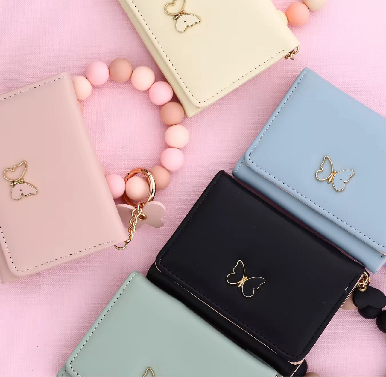 $13-$15 Zipper Beaded/Bangle Wallets Only