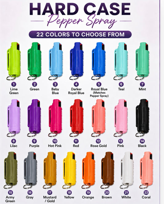 WHOLESALE PEPPER SPRAY (HARD CASE)