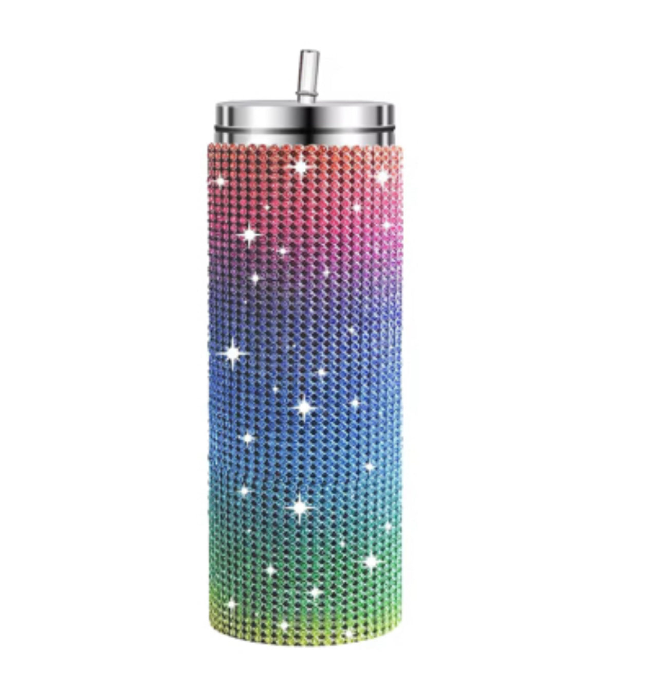 20 0z Bling Tumblers With Straw