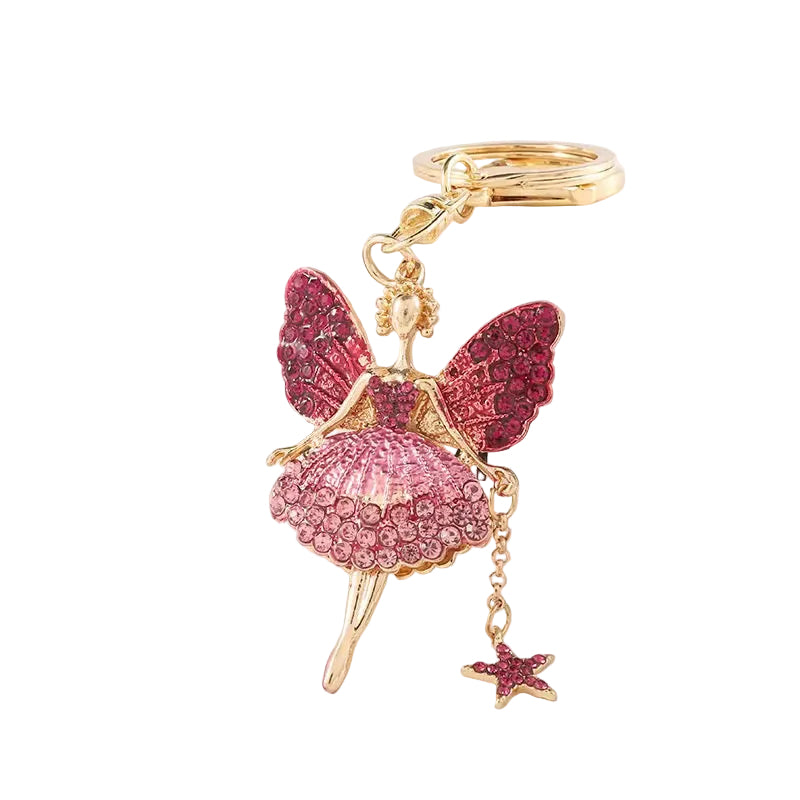 Wholesale Bling Ballerina Keychain Charms