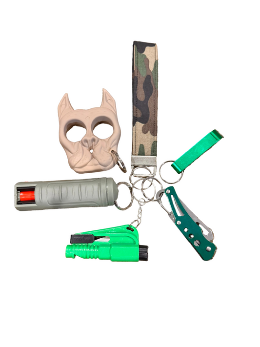 (Military) Men Safety Keychains