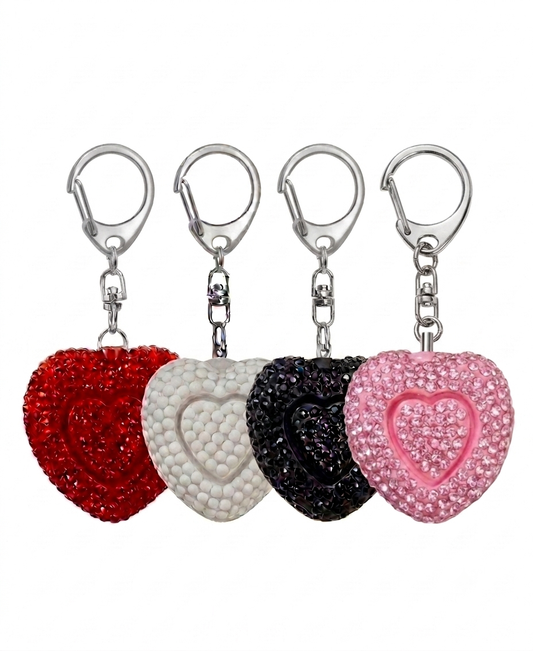 WHOLESALE BLING ALARM/FLASHLIGHT (Bling Heart )