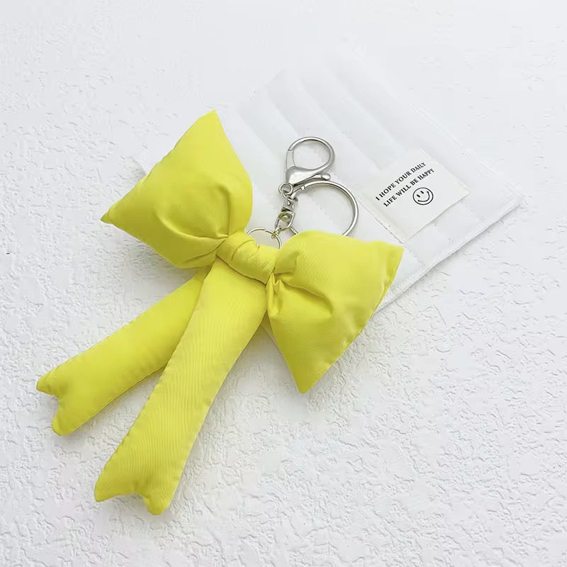 Wholesale Puff Bows Keychain Charms