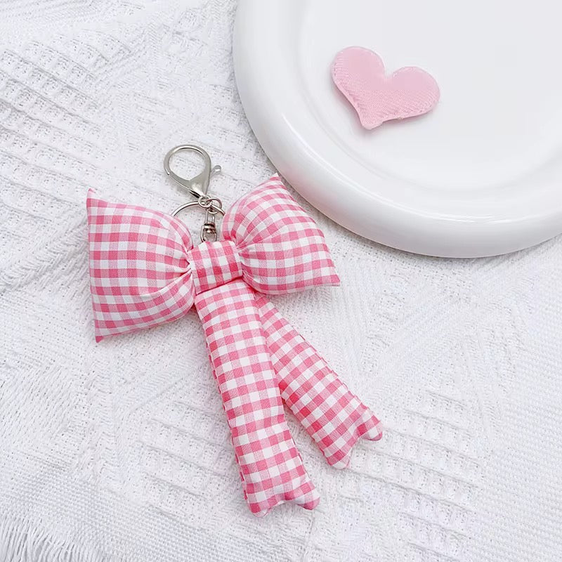 Wholesale Puff Bows Keychain Charms
