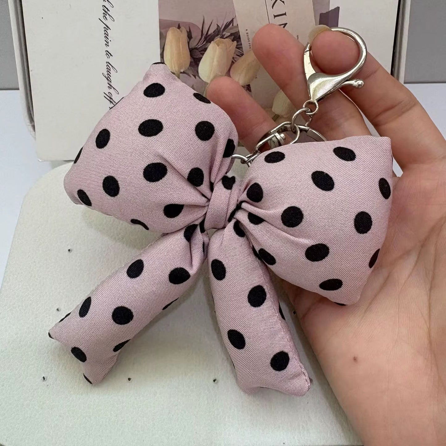 Wholesale Puff Bows Keychain Charms