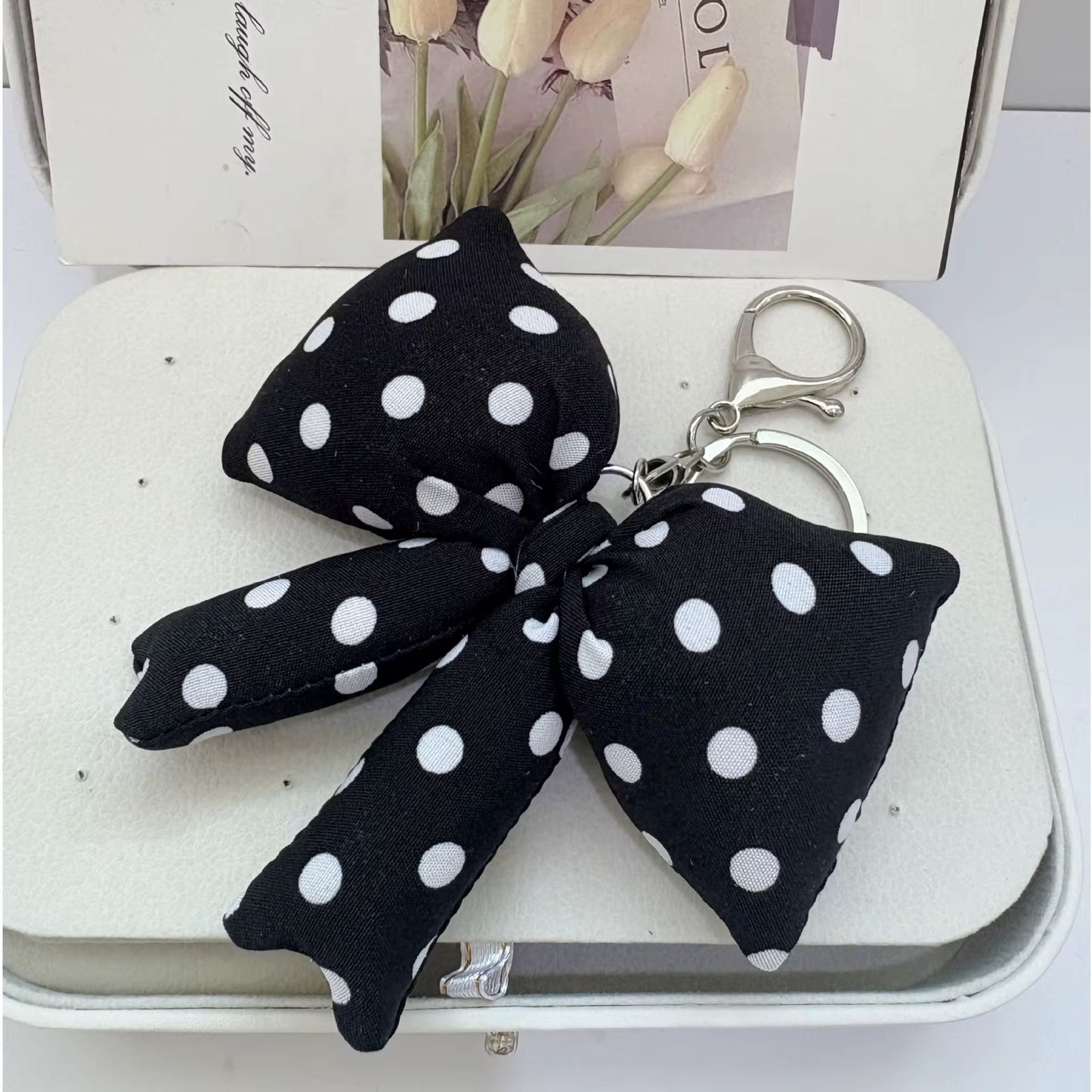 Wholesale Puff Bows Keychain Charms