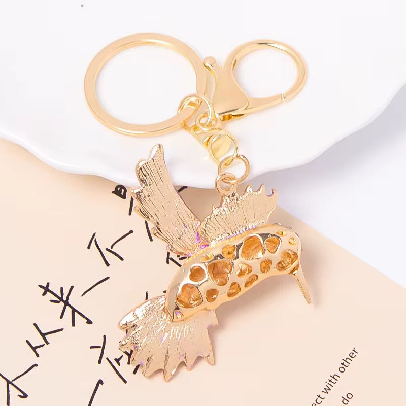 Wholesale 3D Bling Hummingbird Keychain Charms