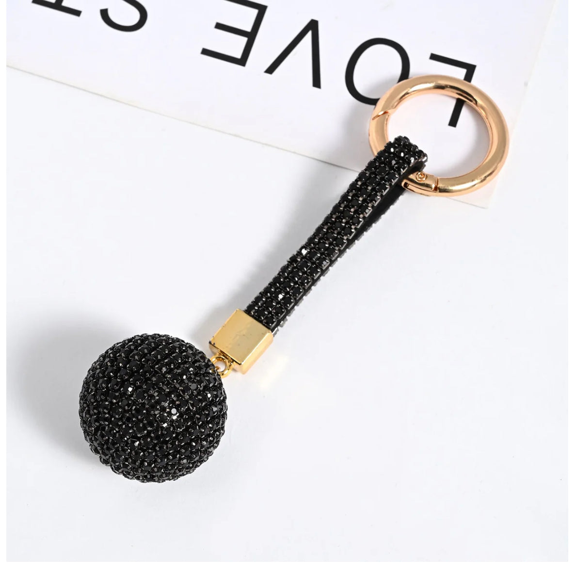 Wholesale 3D Disco Ball Keychain Charms