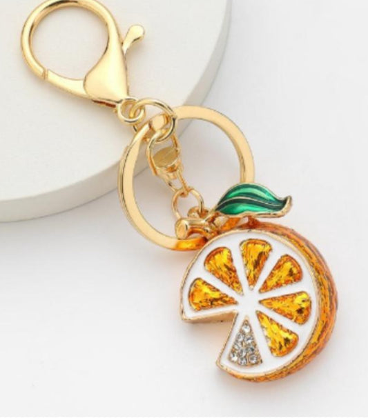 Wholesale 3D Orange Slice Charms