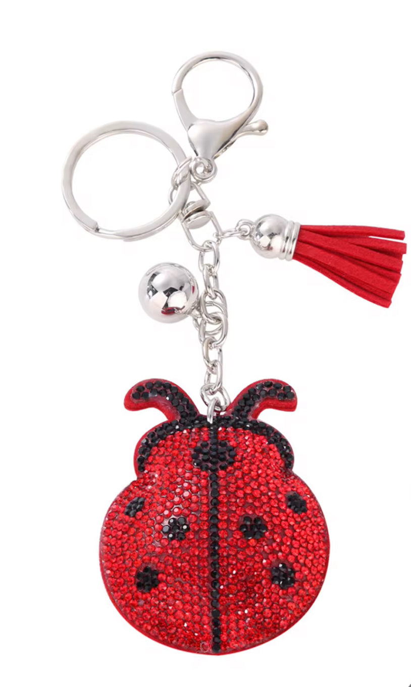 Ladybug Keychain Charms
