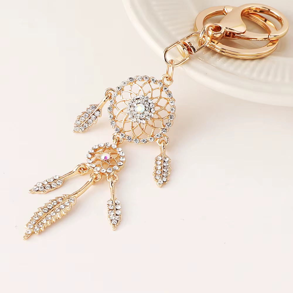 Wholesale Bling Dream Catcher Keychain Charms