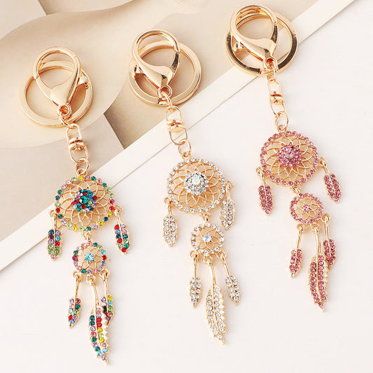Wholesale Bling Dream Catcher Keychain Charms
